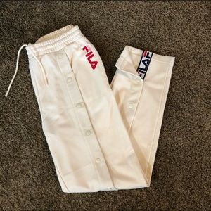 Fila Button Sweats size M